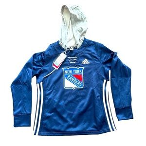 New York Rangers Adidas Women’s Hoodie / Jersey (Medium) Retails For $100